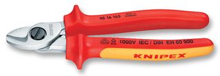 KNIPEX - 95 16 165 - 电缆剪钳 VDE 1000V 165MM