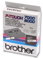 BROTHER - TXB51 - 标签打印带 橙底黑字 荧光 宽24MM