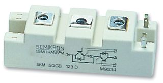 SEMIKRON - SKM 75GB128D - 双IGBT模块 100A 1200V SPT