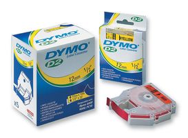 DYMO - 60601 - 打印色带盒 黑字 19MM