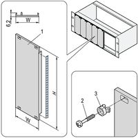 SCHROFF - 20848-484 - 铝面板 屏蔽 3U 84HP