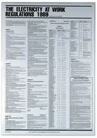 BRADY - CSF954 - 安全法令/规程 ELECTRICITY AT WORK REGS