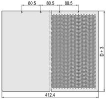 SCHROFF - 30860-514 - 盖板 有孔 460MM