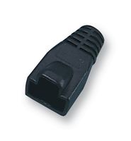 MH CONNECTORS - RJ45SRB-BLACK - 套管，RJ45 黑色 包8