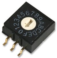 MULTICOMP - MCRM2AF-16R - 旋转开关 DIP SMD